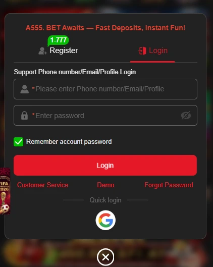 a555 bet game
